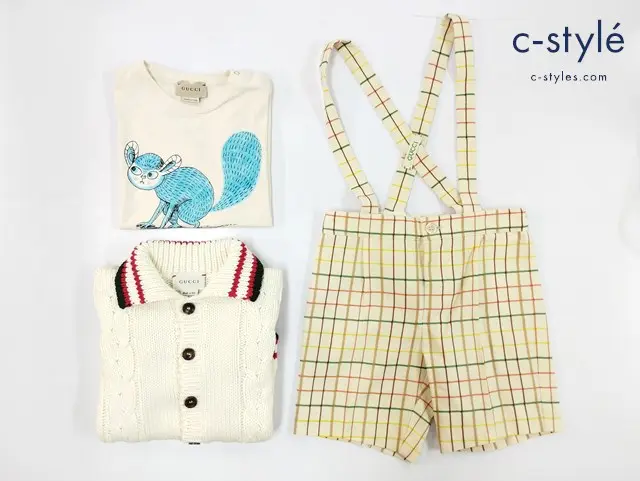 GUCCI グッチ Tシャツ セーター パンツ 36 イタリア製 キッズ 男の子 女の子 計3点