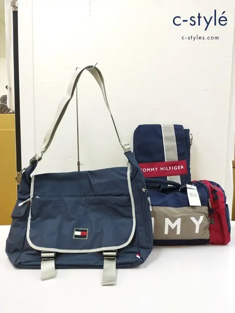 TOMMY HILFIGER トミーヒルフィガー ダッフルバッグ メッセンジャーバッグ ショルダーバッグ 計3点