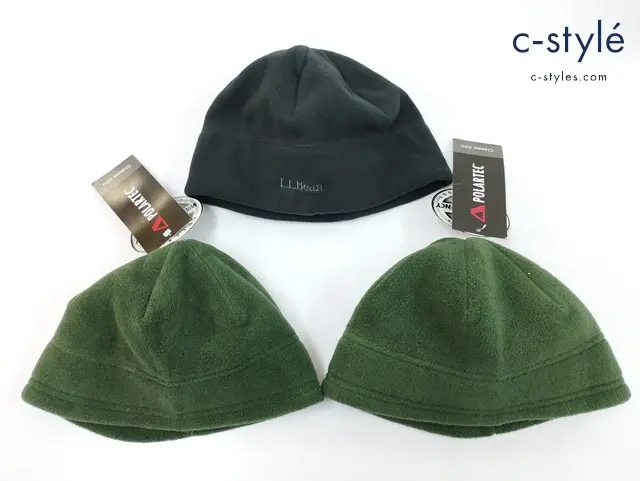 L.L.Bean エルエルビーン 帽子 UNISEX OSFA UNISEX L/XL フリース ビーニー 計3点