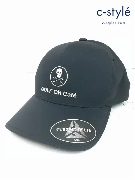 MARK&LONA マーク&ロナ キャップ LXL ブラック GOLF OR Café BLACK Cap MLF-4C-FC31