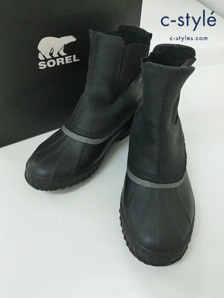 SOREL ソレル ショートブーツ 26cm ブラック CHEYANNE II CHELSEA サイドゴア 1750251010