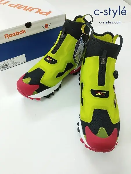 Reebok リーボック スニーカー 28cm ライトグリーン系×ブラック INSTAPUMP FURY X GTX INFINIUM S23866