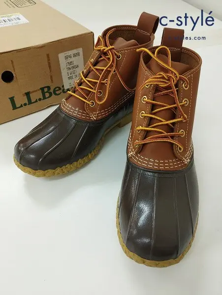 L.L.Bean エルエルビーン ブーツ 9 ブラウン系 6ホール ビーンブーツ USA製 175051