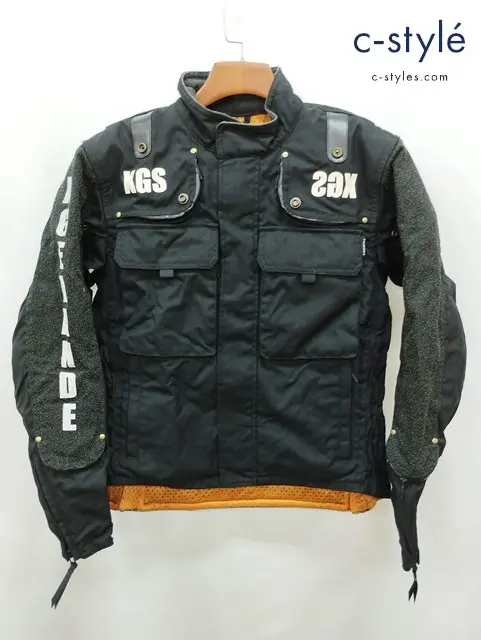 KADOYA カドヤ ウィンタージャケット M ブラック XGS Concept Nylon Tactical Spellout Jacket KXXXGS-358