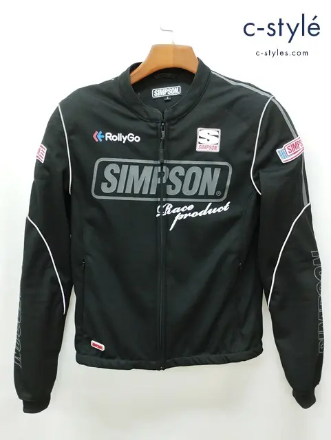 SIMPSON シンプソン メッシュジャケット S ブラック ライダース プロテクター