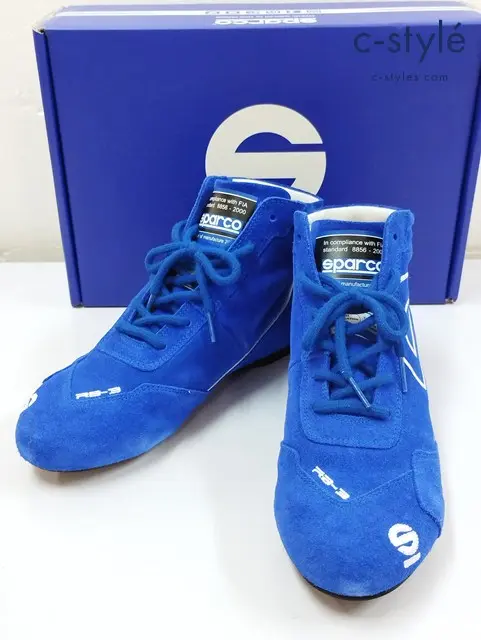 SPARCO スパルコ レーシングシューズ 42 ブルー ドライビングシューズ Slalom RB-3 00123542AZ