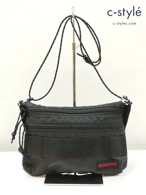 BRIEFING ブリーフィング ショルダーバッグ ブラック SACOCHE サコッシュ 別注 BEAMS BOY