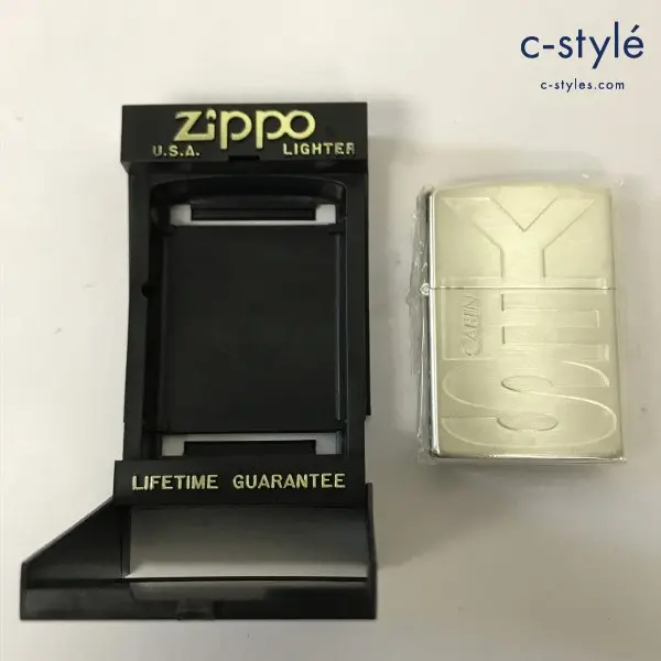 ZIPPO ジッポー オイルライター CABIN キャビン ウルトラマイルド YES ON YES シルバー ’97