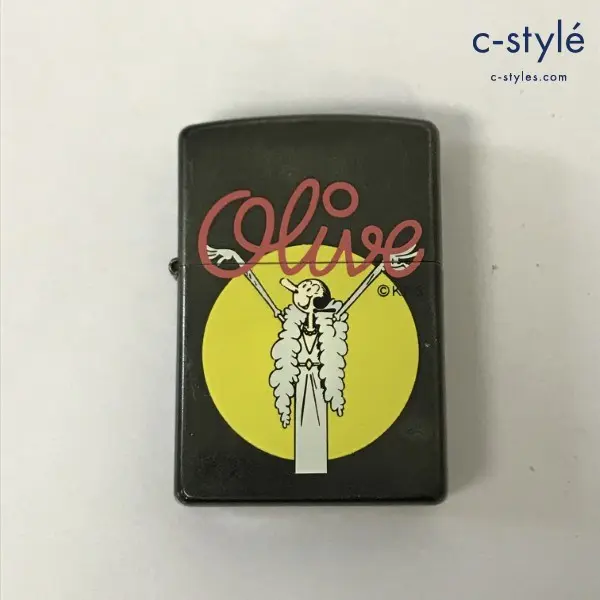 ZIPPO ジッポー オイルライター POPEYE ポパイ オリーブ ブラック ’01