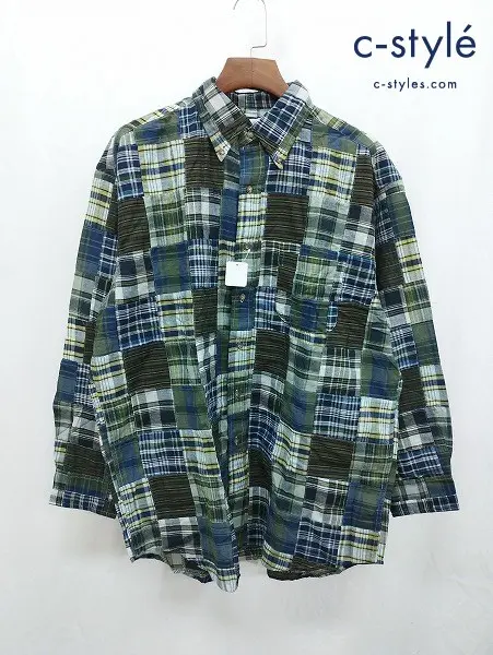 Brooks Brothers ブルックスブラザーズ シャツ L マルチカラー パッチワークチェック 長袖