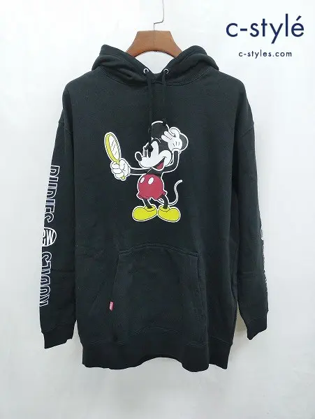 RUDIE’S×BYRD ルーディーズ×バード パーカー XXL ブラック LOOK SLICK HOOD SWEAT