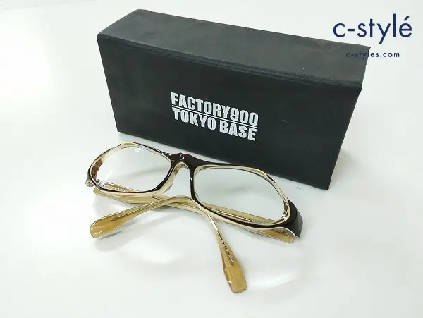 FACTORY900 ファクトリー900 メガネ 53□15-130 ブラウン系 FA-201S 日本製 度入り
