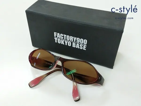 FACTORY900 ファクトリー900 サングラス 53□15-130 ブラウン系×ピンク FA-201S 日本製 度入り