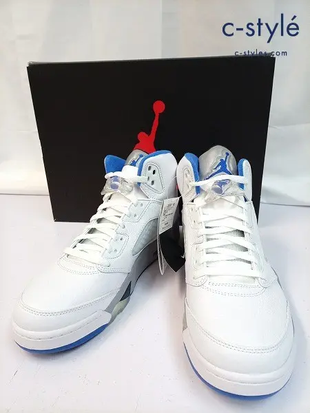 NIKE ナイキ スニーカー 28.5cm ホワイト系 AIR JORDAN 5 RETRO DD0587-140