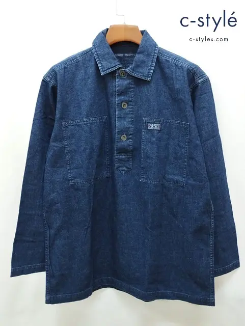 POLO SPORT RALPH LAUREN ポロスポーツラルフローレン デニムシャツ M インディゴ 綿100%