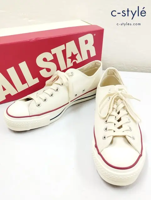 CONVERSE コンバース スニーカー 9 ホワイト系 ローカット CANVAS ALL STAR J OX N WHITE 4YH01 32167710