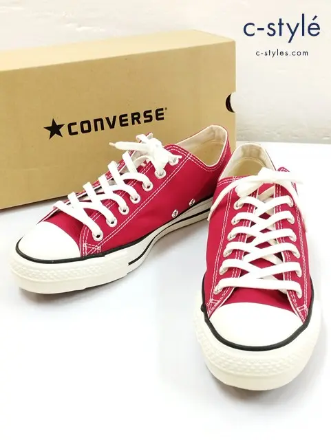CONVERSE コンバース スニーカー 9 レッド ローカット CANVAS ALL STAR J OX RED 30H01 32167432