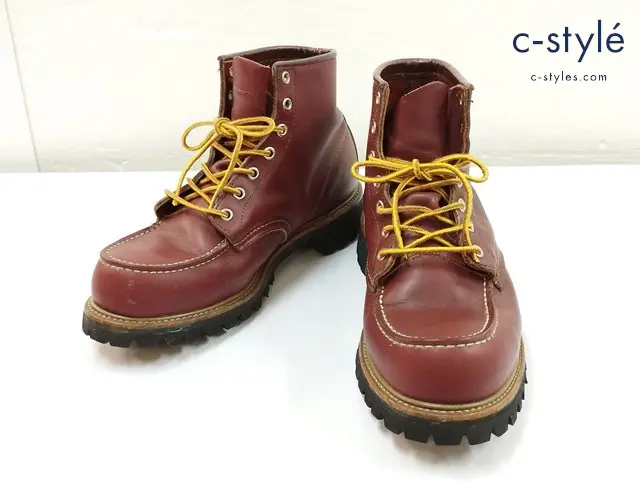 RED WING レッドウィング ショートブーツ 9 レッドブラウン系 USA製 アイリッシュセッター 犬タグ 36373