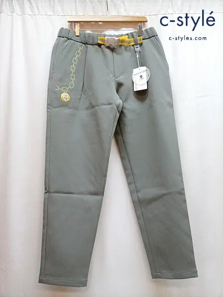 MARK&LONA マーク&ロナ イージーパンツ 50 グレー Anker Belt Chino MLM-3C-AT10