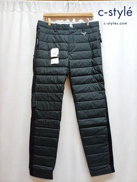 MARK&LONA ダウンパンツ 50 ダークグリーン×ブラック系 CD7-TTHP HBT PANEL DOWN PANT MCM-2D-AT56