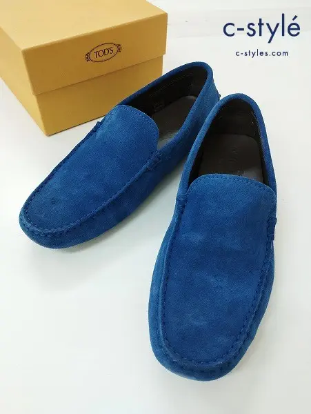 TOD’S トッズ シューズ 8・1/2 ブルー系 モカシン XXM0EO0004XHG0U826