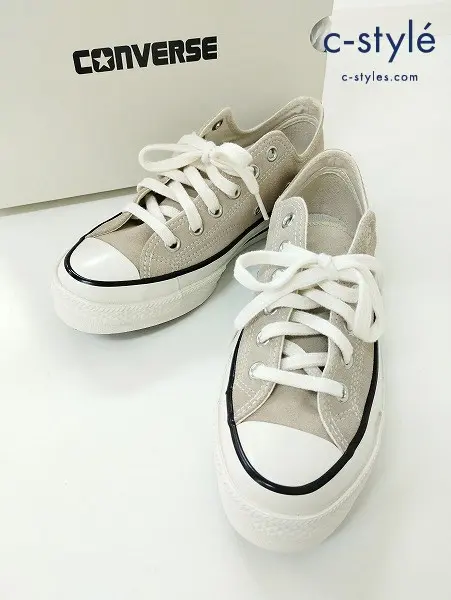 CONVERSE コンバース スニーカー 24cm ベージュ系 ALL STAR LGCY OX SUEDE 1SE393 レディース