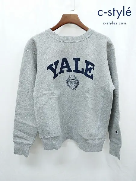 Champion チャンピオン トレーナー XL グレー系 USA製 YALE UNIVERSITY スウェットシャツ C5-U001