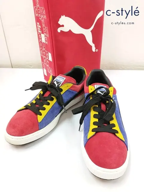 PUMA プーマ スニーカー 29cm マルチカラー Suede Stripes&Blocks 356182-02