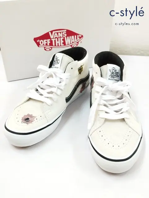 VANS×Supreme スニーカー 26.0cm ホワイト系 NATE LOWMAN SKATE GROSSO M 721454