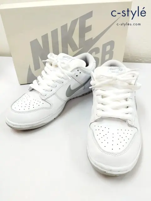 NIKE×Supreme ナイキ×シュプリーム スニーカー 26.0cm ホワイト SB DUNK LOW OG OS HQ8487-100