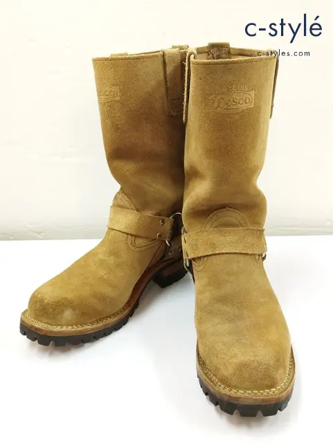 WESCO ウエスコ ブーツ 9 ベージュ系 Harness Boots Burlap Rough Out