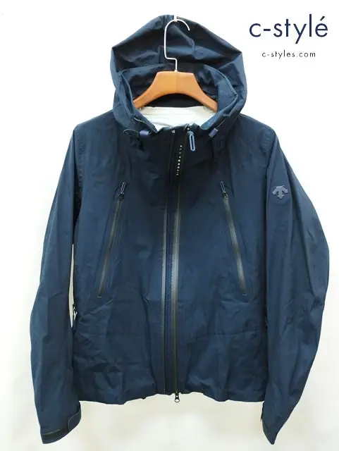 DESCENTE デサント ナイロンジャケット M ネイビー系 FLOATECH HARD SHELL JACKET DAMPGC30