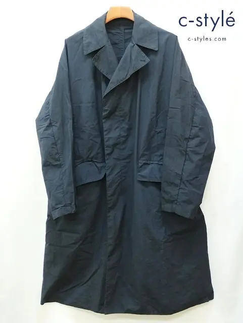 TEATORA テアトラ ロングコート 2 ネイビー系 日本製 Device Coat Packable TT-102-P