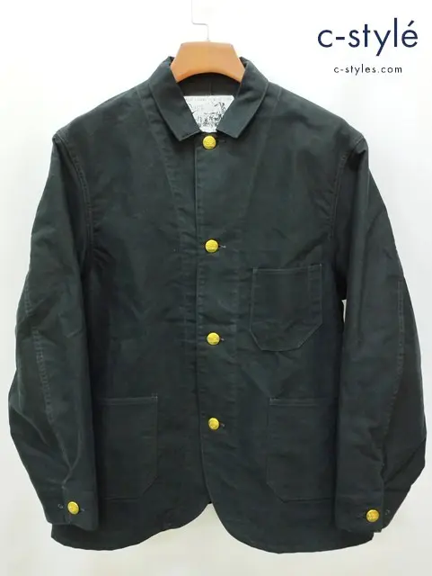 Dapper’s ダッパーズ ジャケット 42 ブラック Early Century Style Coverall Jacket カバーオール 1503