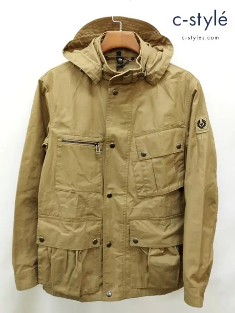 BELSTAFF ベルスタッフ フィールドジャケット UK34 ブラウン系 コットン100% 100周年記念モデル 105269