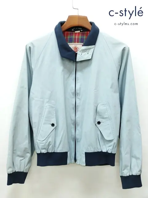 BARACUTA バラクータ ジャケット 96cm/38 ライトブルー系 綿100% イングランド製 スウィングトップ