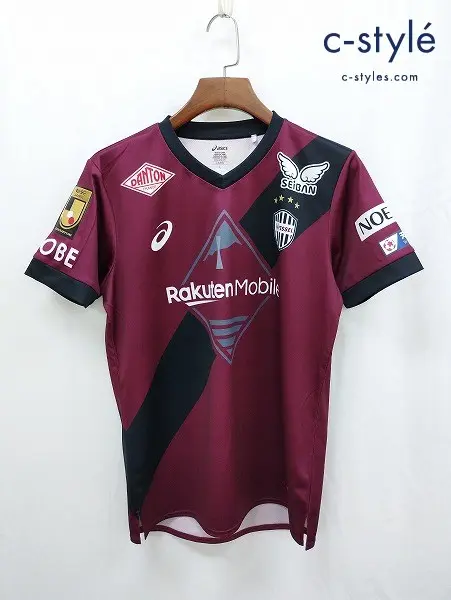 ASICS 直筆サインユニフォーム L ワインレッド系 ヴィッセル神戸 15 本多勇喜 抽選1名様当選品 2103A102