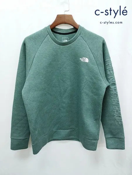 THE NORTH FACE ザノースフェイス トレーナー L グリーン系 テックエアー スウェット クルー NT62386