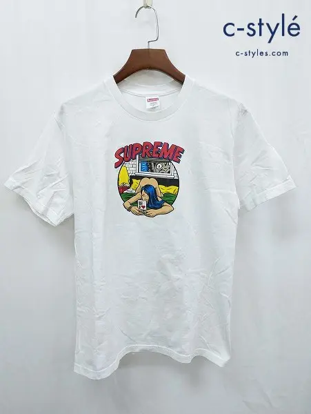 Supreme シュプリーム Tシャツ M ホワイト 綿100% 25SS Bedroom Tee ベッドルーム プリント