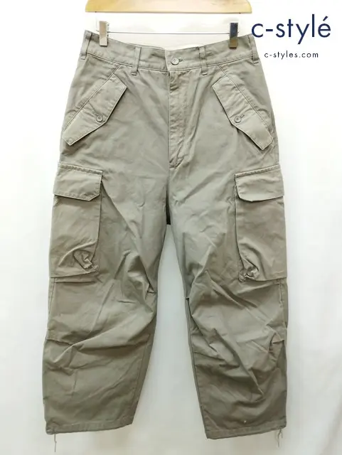DIGAWEL ディガウェル カーゴパンツ 1 グレー 綿100％ 日本製