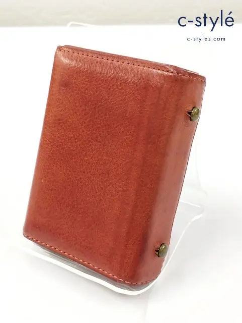 m+ エムピウ 財布 ブラウン系 レザー millefoglie II P25 BUSCHETO