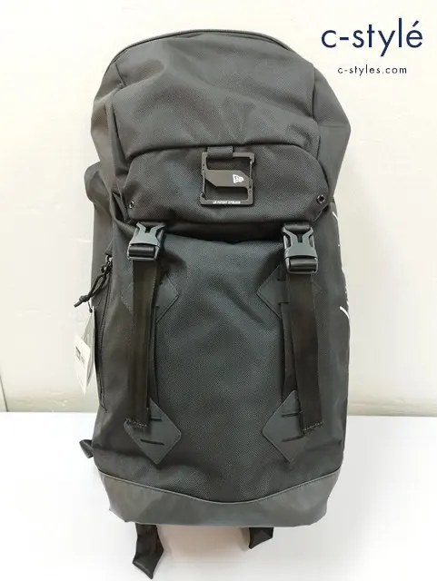 NEW ERA×Yohji Yamamoto POUR HOMME リュックサック 28L ブラック RUCKSACK YY SIDE LOGO 11569393