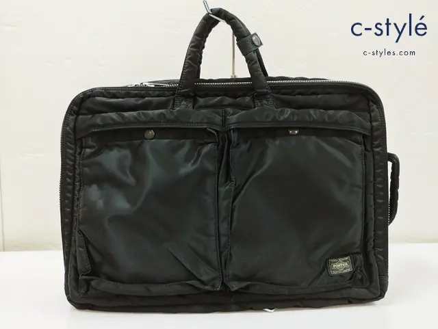 PORTER ポーター ビジネスバッグ ブラック 3WAY DOCUMENT BAG W zip ブリーフケース 日本製