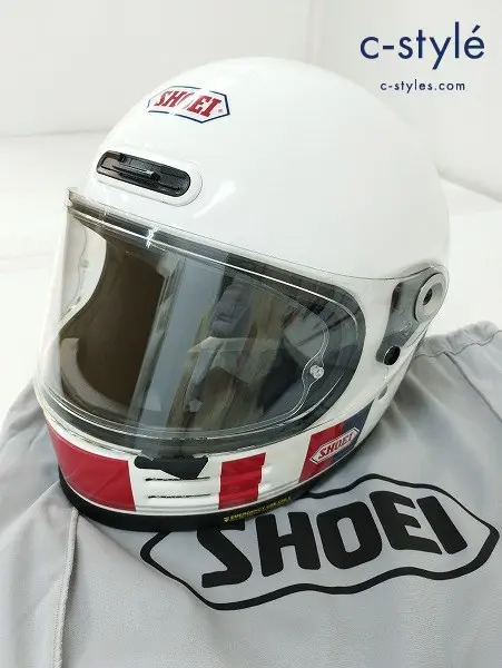 SHOEI ショウエイ フルフェイスヘルメット XL 61cm TC-10 WHITE/RED Glamster RESURRECTION グラムスター