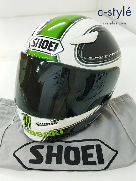 SHOEI ショウエイ フルフェイスヘルメット M 57cm TC-4 GREEN/BLACK 受注限定カラー Z-6 SYMMETRY