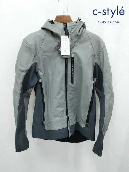 KUSHITANI クシタニ レザージャケット XL グレー系 ゴート革 レギュレーターライトジャケット K-0706