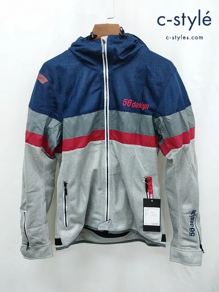 56design×KUSHITANI フィフティシックスデザイン×クシタニ メッシュジャケット XL グレー K-2394