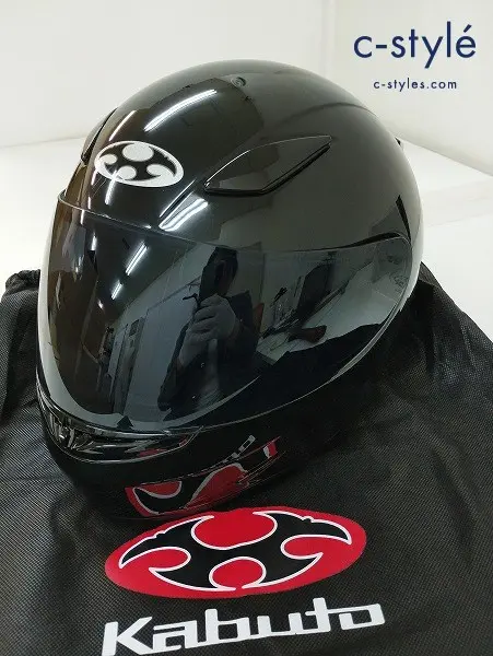OGK Kabuto オージーケーカブト フルフェイスヘルメット M 57-58cm ブラックメタリック FF-R3 シールド付