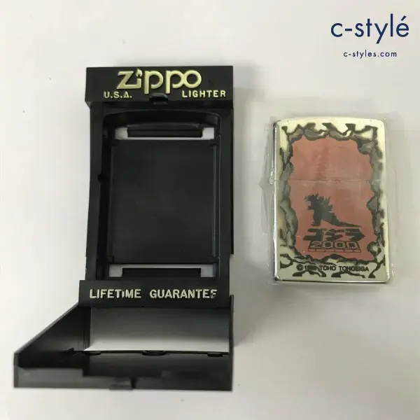 ZIPPO ジッポー オイルライター GODZILLA 2000 シルバー 1999 TOHO TOHOEIGA 東宝映画 ゴジラ
