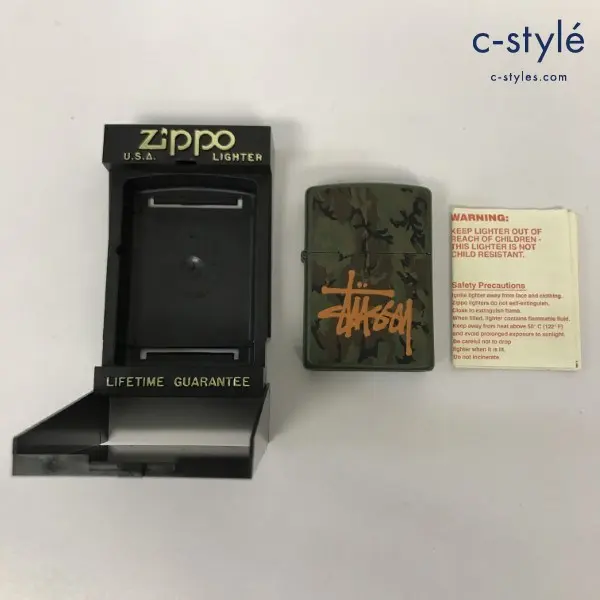 ZIPPO ジッポー オイルライター Stussy ステューシー 迷彩 カモフラージュ マルチカラー ’98